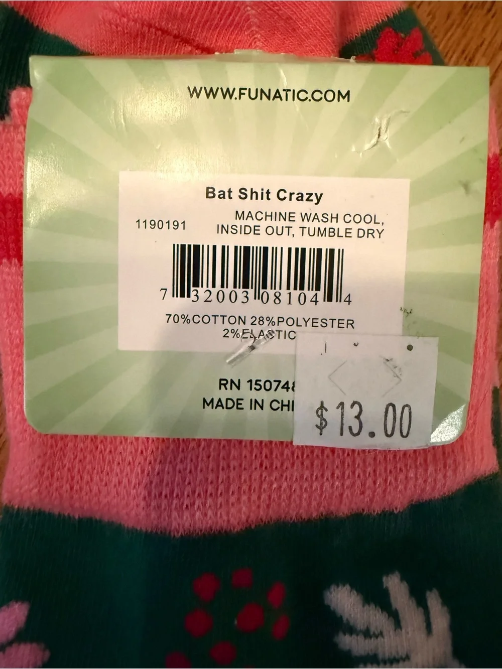 NEW Unisex Bat Shit Crazy